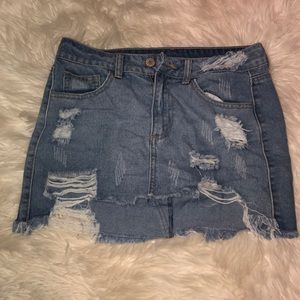 Jean skirt
